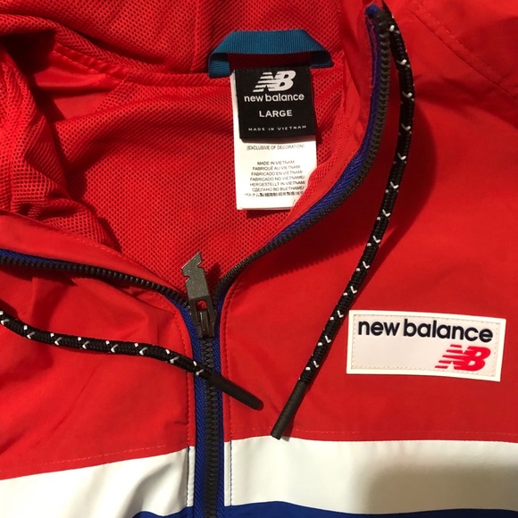 new balance red jacket